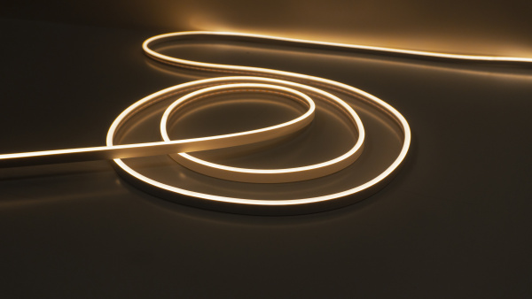 Neon 12V, color warm white NEON-612-SIL-DC12-WARM WHITE-10mm-AE-MEN
