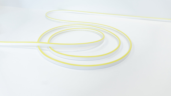 Neon 12V, color yellow NEON-612-SIL-DC12-YELLOW-10mm-AE-MEN