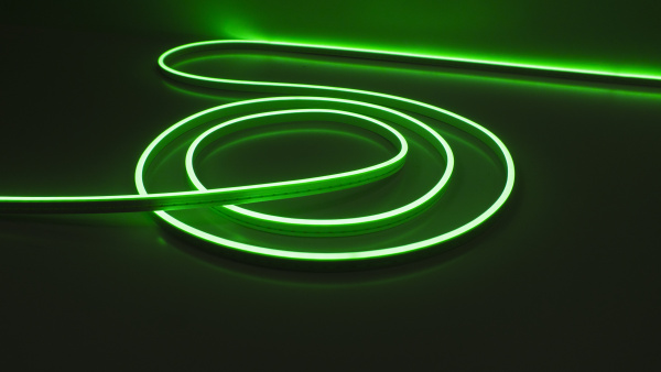 Neon 12V, color light green NEON-612-SIL-DC12-LIGHT GREEN-10mm-AE-MEN