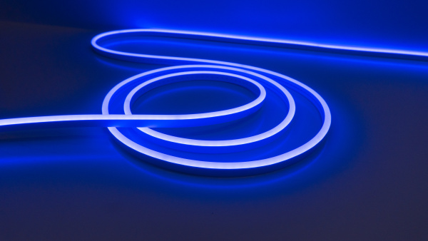 Neon 12V, color blue NEON-816-SIL-DC12-BLUE-10mm-AE-MEN