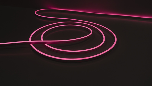 Neon 12V, color pink NEON-612-SIL-DC12-PINK-10mm-AE-MEN
