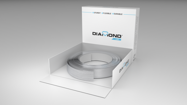 Aluminium coils DBX 4cm/06mm-brushed silver matt-DBX