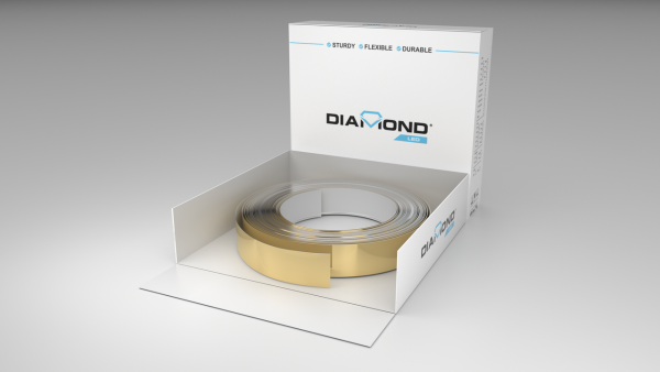 Aluminium coils DBX 4cm/05mm-mirror gold-DBX